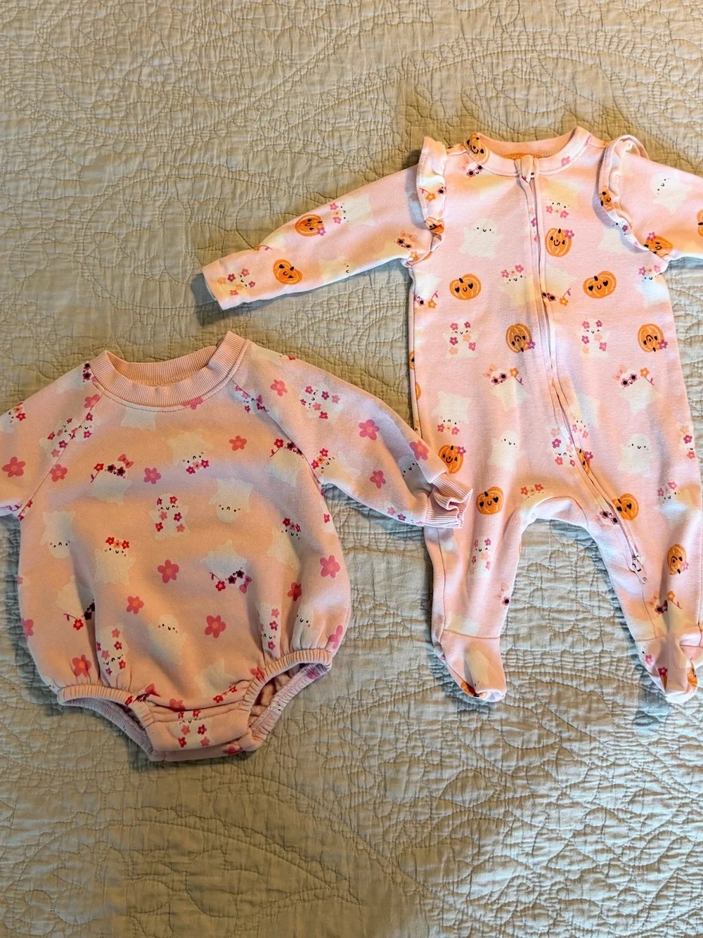 Old Navy Baby Girl Pink Ghost Halloween Outfits